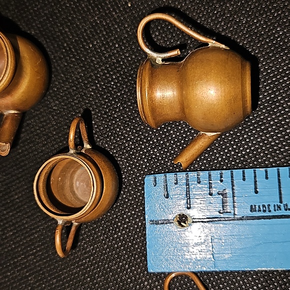 Miniature metal watering can set - Picture 3 of 4